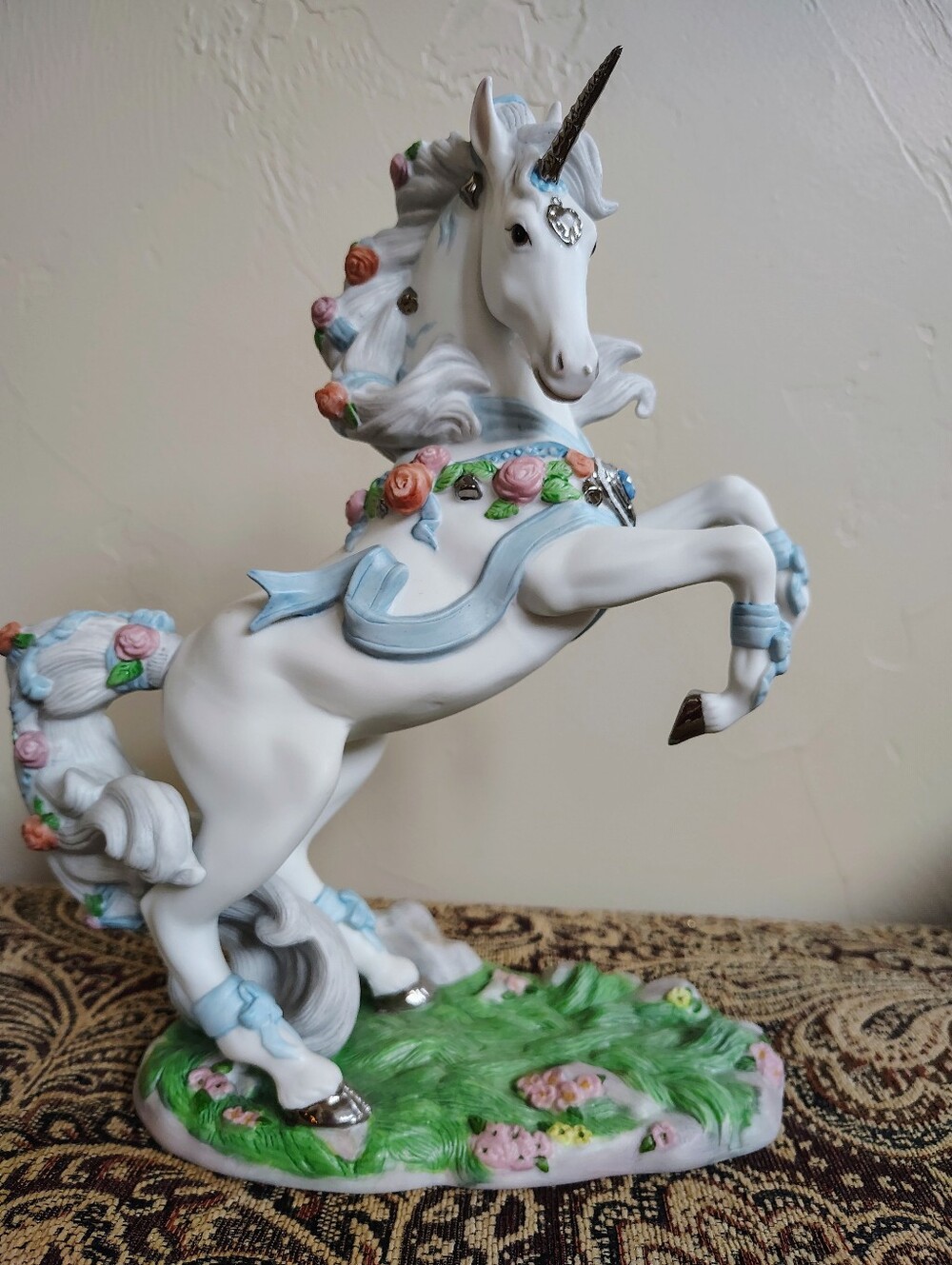 Princeton Gallery Love’s Celebration Limited Edition Fine Porcelain 1995 UNICORN